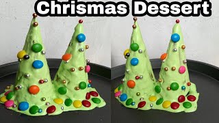 Chrismas Tree Dessert/Uniquie Idea For Chrismas#sadfifoodhub #chrismasdecoration #dessert