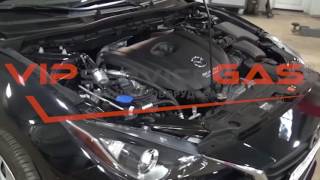 ГБО на Mazda 3 SkyActiv. ГБО 4 поколения. Газ на Мазда  3 SkyActiv. ГБО ХАрьков