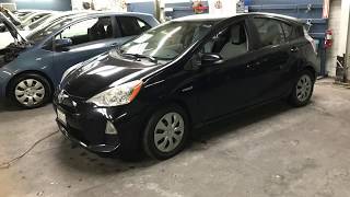 How to remove 2013 Toyota Prius C Front Bumper and headlights - Body Shop Basics