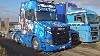 bullnose V8 scania with Billy connolly livery