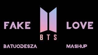 BTS & K.FLY -  FAKE LOVE x MAKE ME FADE (BATUODESZA MASHUP)