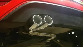 VW Scirocco 1.4tsi sports performance exhaust back box delete PIPE DYNAMICS