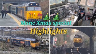 Six great angles on Class 50s Manchester Xmas Markets railtour 🎄