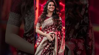 Keerthy Suresh’s Breathtaking Saree Looks South India’s Style Icon! #KeerthySuresh#SouthIndianBeauty