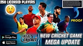 😳Real Cricket New Game Mega Update ! 250 + Players Licensed 🔥& IPL 🥹 ! Update Review In Tamil