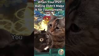 When your PVP rating didn't make it for tournament, your team leader will be like