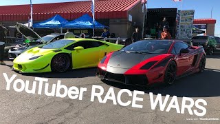 Youtuber RACE WARS event held by Edmond Mondi! Exotics, rev battles and more! (Huracan Supertrofeo)