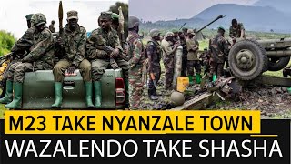 M23 Rebels Capture Nyanzale from Wazalendo as Wazalendo take Shasha from M23