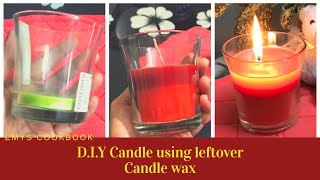 How to Melt Old Candle Wax into New Candles to REUSE Candle Wax | DIY Candle | Home Centre Candle