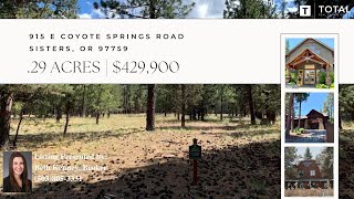 Beautiful Lot in Highly Desirable Coyote Springs- 915 E Coyote Springs Road | Sisters, OR 97759