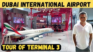 DUBAI INTERNATIONAL AIRPORT TOUR DUBAI AIRPORT FACILITIES, SHOPS, RESTAURANTS TOUR OF DUBAI AIRPORT