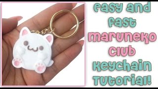 Easy & Fast Maruneko Club Keychain Resin Tutorial!