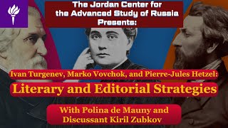 Polina de Mauny: Turgenev, Vovchok, and Hetzel: Literary and Editorial Strategies