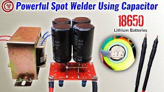 How to make Powerful Spot Welding Machine Using Capacitor