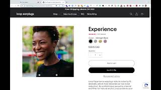 DTC Landing Page Review: Loop Earplugs