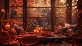 Cozy Bedroom In The Charming Autumn Forest – Gentle Piano Melodies For Relaxation And Good Sleep