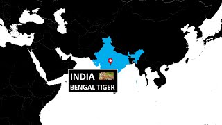 All Tiger Sub Species Around World @planet2animals #bengaltiger #siberiantiger #sumtrantiger