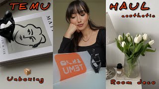 Aesthetic Temu Haul 📦 room decor🪞🕯 مشترياتي الجديدة لبيتي 🇩🇪