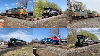 [HD] The April 2023 Monthly Railfanning in New York State!! #subscribe #railfanningmovies