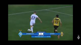 Динамо 1:0 Кайрат. Автогол Касабулата після просторілу Ваната, 7 хвилина