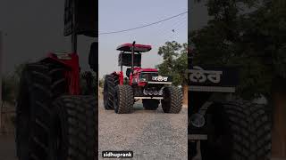 modified tractor new look  punjab  and monster tyres  and new modification  punjab #shorts