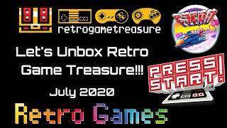 Retro Game Treasure July 2020 Unboxing!!