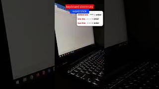 word line trick keyboard shortcuts tricks #computer #windows #keyborad #tricks