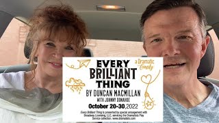 Car Takes episode 103: “Every Brilliant Thing” at Unity Theatre, Brenham