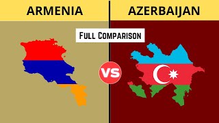 Armenia vs Azerbaijan - Country Comparison 2022| Azerbaijan vs Armenia |