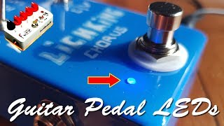 All About Guitar Pedal LED's - Types, Colors, Mounting Options Etc