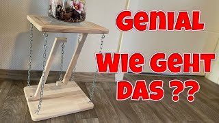 Floating Table  - Schwebetisch Beistelltisch mit optische Täuschung einfach selber bauen