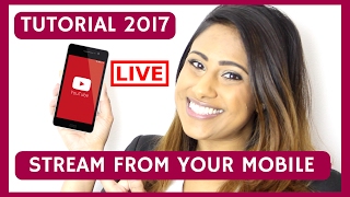 YOUTUBE MOBILE LIVE 🔴 How To do a Live Stream on Youtube From Your Phone - iphone & android