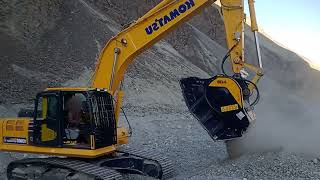 BF90.3 Crushing Hill Rock: Road Construction Success Story