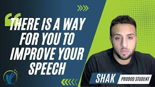 Shak's Speech Journey with Pro90d | How to Stop Stuttering & Start Speaking Smoothly