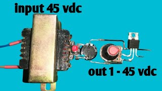 cara sederhana buat catu daya variable dengan trafo || irfz44