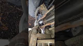 2011 Nissan Murano SL 3.5 AWD installing front lower control arms and sway bar link with basic tools