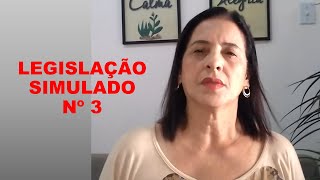 Simulado sobre  legislação.