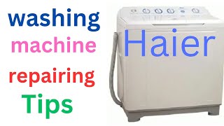 Haier washing machine water drain repairing.