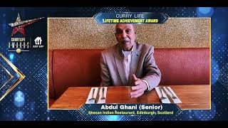 ABDUL GHANI SENIOR LIFETIME ACHIEVEMENT AWARD