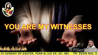 You are my Witnesses, April 18, 2021, Fr. Sujin Raj. S