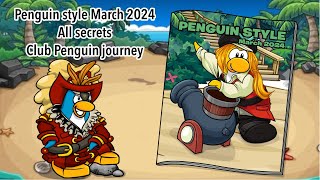 Penguin style March 2024 All secrets | Club penguin journey