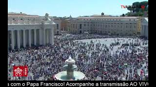 Domingo é dia de rezar o Angelus com o Papa Francisco! Acompanhe a transmissão AO VIVO da Praça São