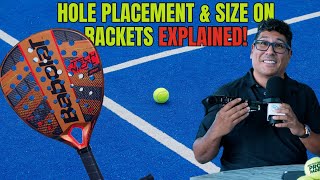 Julian’s Guide to Hole Size & Placement + How It Impacts This Racket’s Game