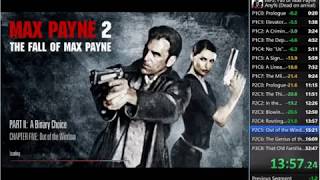 Max Payne 2 | Speedrun | 31:54 (without load times, DoA difficulty)