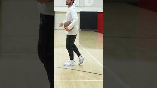 Between the Leg Step Cross Dribbling Drill