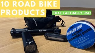 8 Road Bike Products (that I actually use)