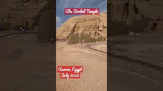 King Ramses 2 Temple at Abu Simbel in Aswan #shorts #egypttravel #travel #travelvlog