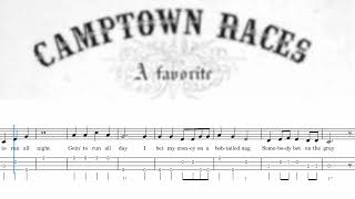 Camptown Races | Ukulele First Pieces | Very EASY SHEET and TAB