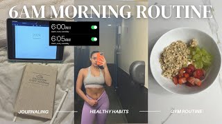 PRODUCTIVE 6AM MORNING ROUTINE | CREATING NEW HEALTHY HABITS TO MAXIME THE DAY