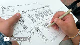 Capturing Charm: Sketching & Watercolor in Luang Prabang's French Colonial Villa, EP18